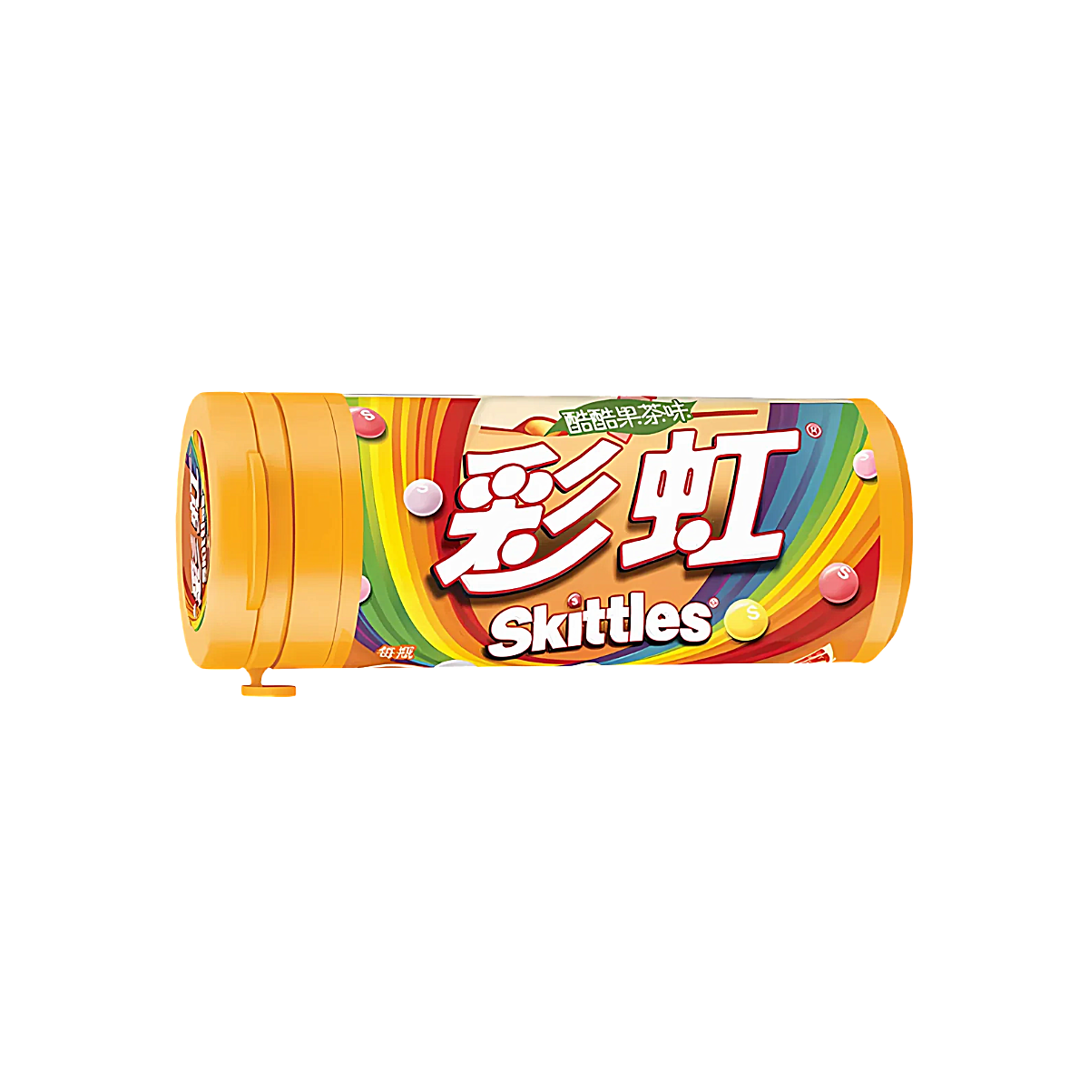China - Skittles Rainbow Fruit Tea Flavour Chewy Candy Tube (30g)