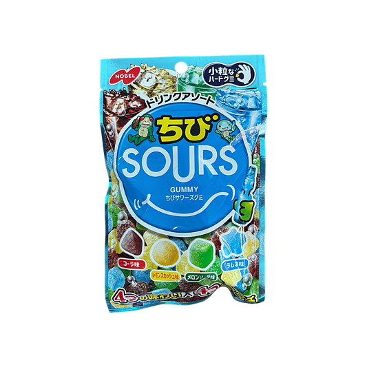 Japan - Chibi Sours Gummy Assorted Soda Flavour (80g)