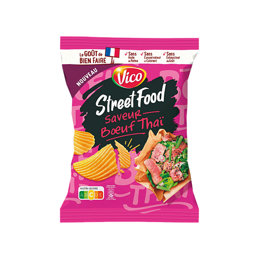 France - Vico Street Food Thai Beef Flavour Chips (120g)