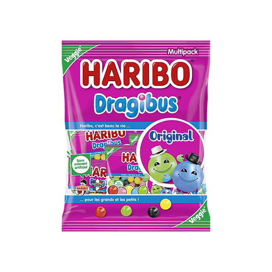 France - Haribo Dragibus Original Soft Candy (250g)