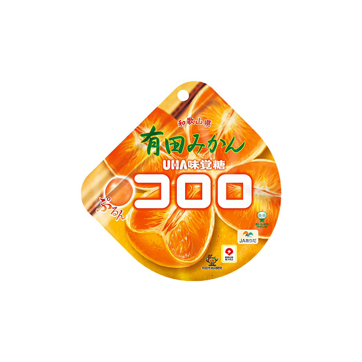 Japan - Mikakuto Cororo Orange Fruit Gummies Candy (48g)