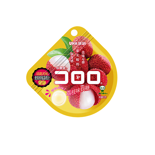 Japan - Mikakuto Cororo Lychee Fruit Gummies Candy (52g)