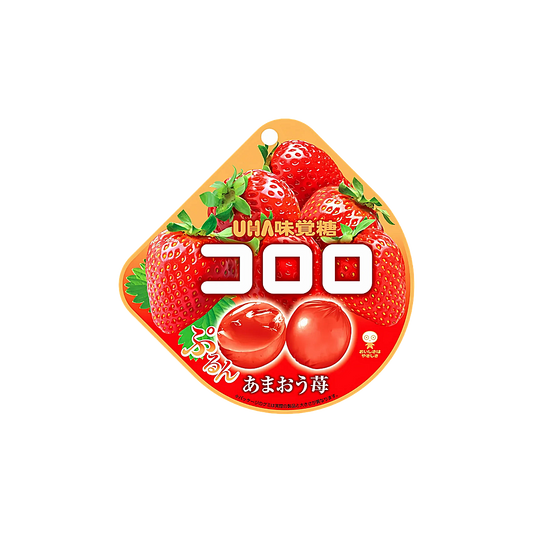 Japan - Mikakuto Cororo Strawberry Fruit Gummies Candy (52g)