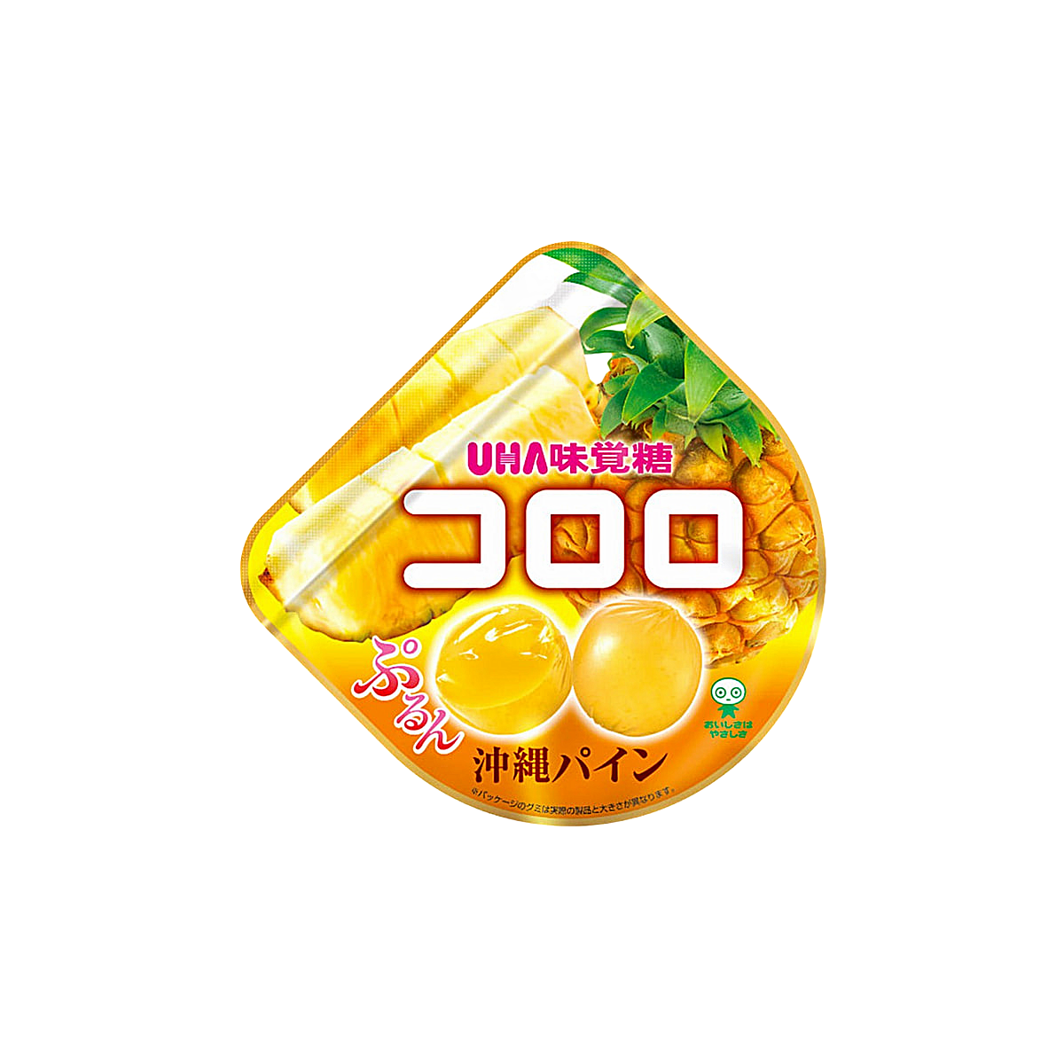 Japan - Mikakuto Cororo Pineapple Fruit Gummies Candy (40g)