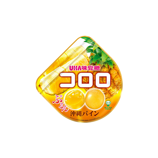 Japan - Mikakuto Cororo Pineapple Fruit Gummies Candy (40g)