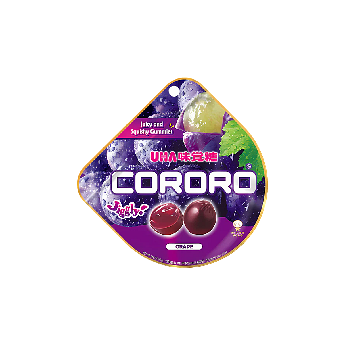 Japan - Mikakuto Cororo Grape Fruit Gummies Candy (40g)