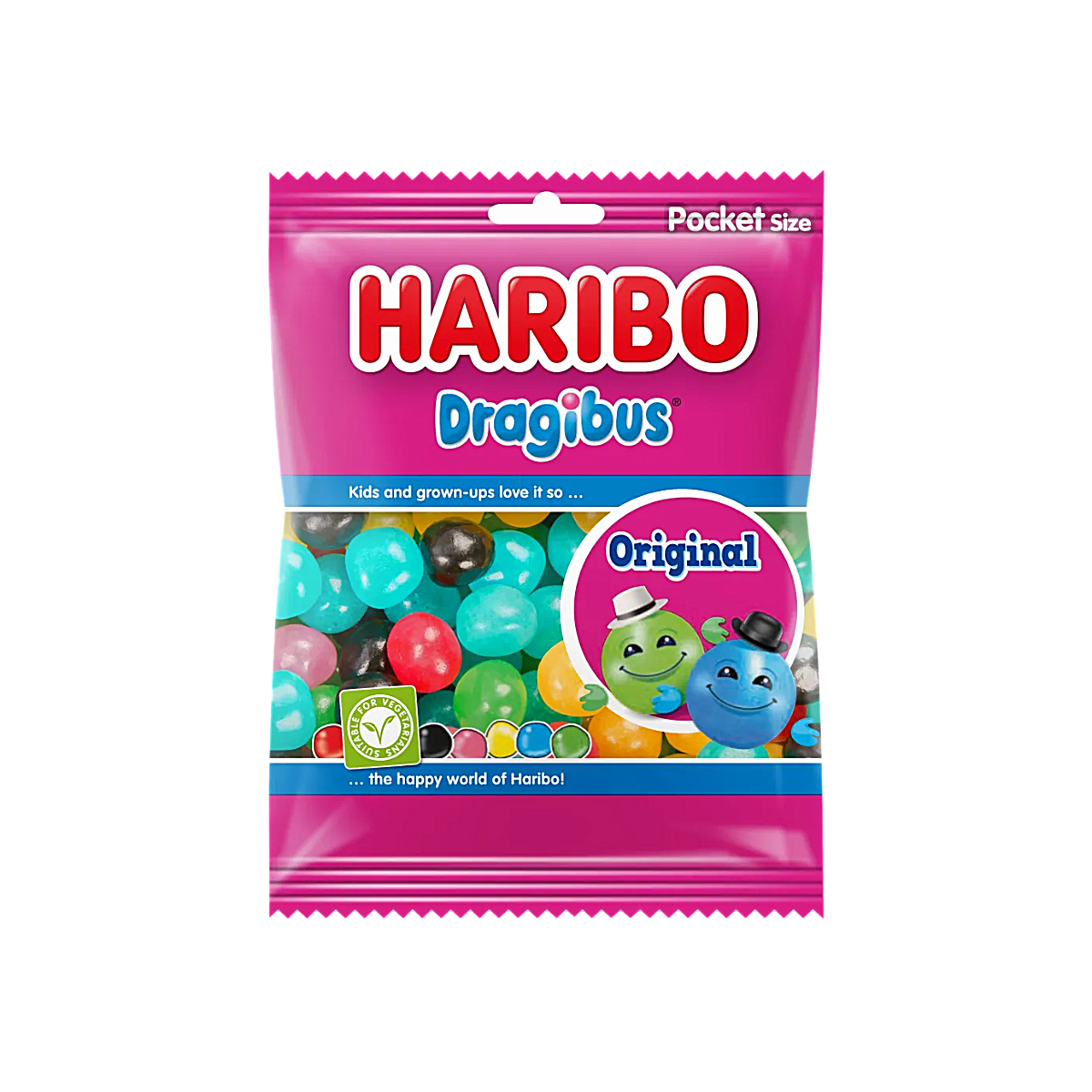 France - Haribo Dragibus Original European Candy (120g)