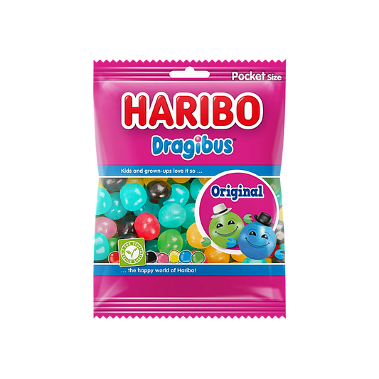 France - Haribo Dragibus Original European Candy (120g)