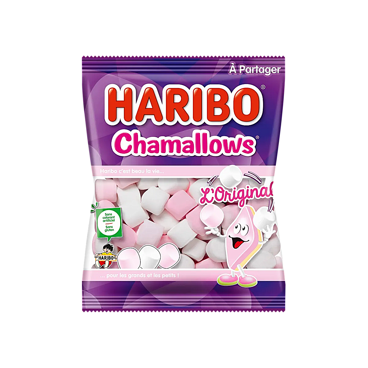 France - Haribo Chamallows Guimauves Roses et Blanches (100g)
