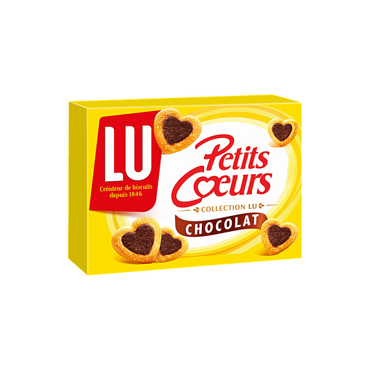 France - LU Small Hearts Soft Chocolate Cookies (150g)