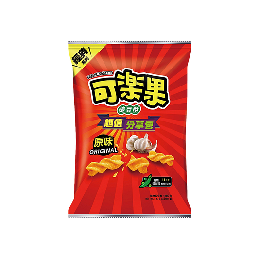 Taiwan - Koloko Pea Crackers Original Snack (72g)