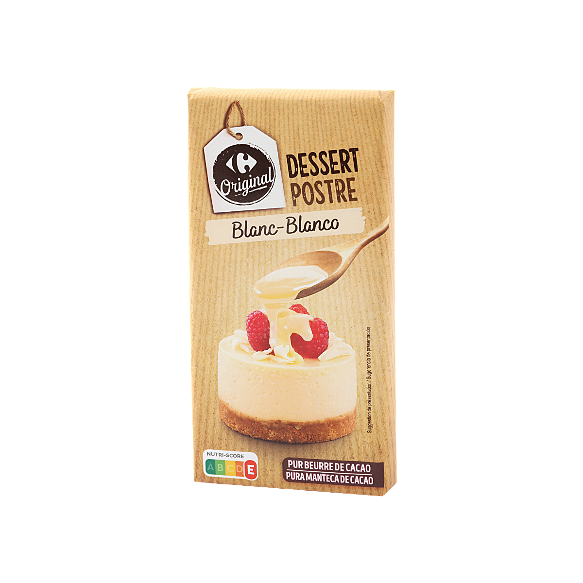 France - Carrefour Original White Dessert Chocolate Bar (200g)
