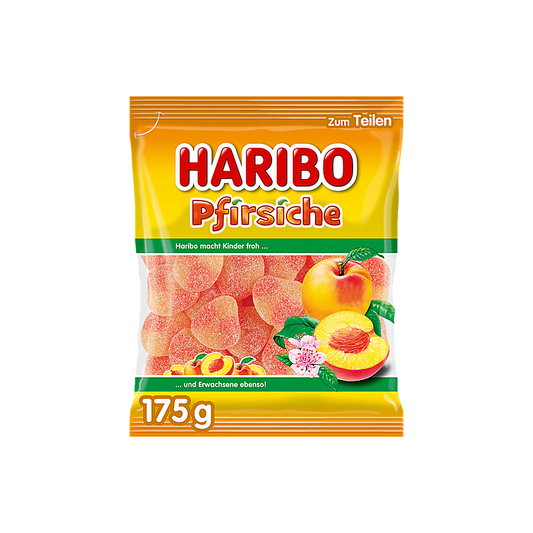 Germany - Haribo Peach Sour Candy (175g)
