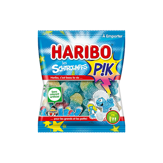 France - Haribo x Smurfs Collaboration Sour Candy (120g)