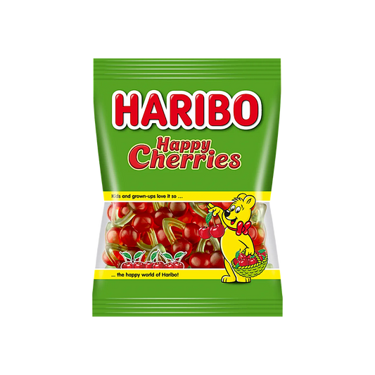 Netherlands - Haribo Happy Cherries European Candy (185g)