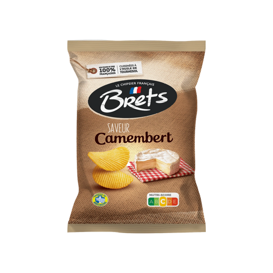 France - Brets Camembert Cheese Flavour Chips (125g)