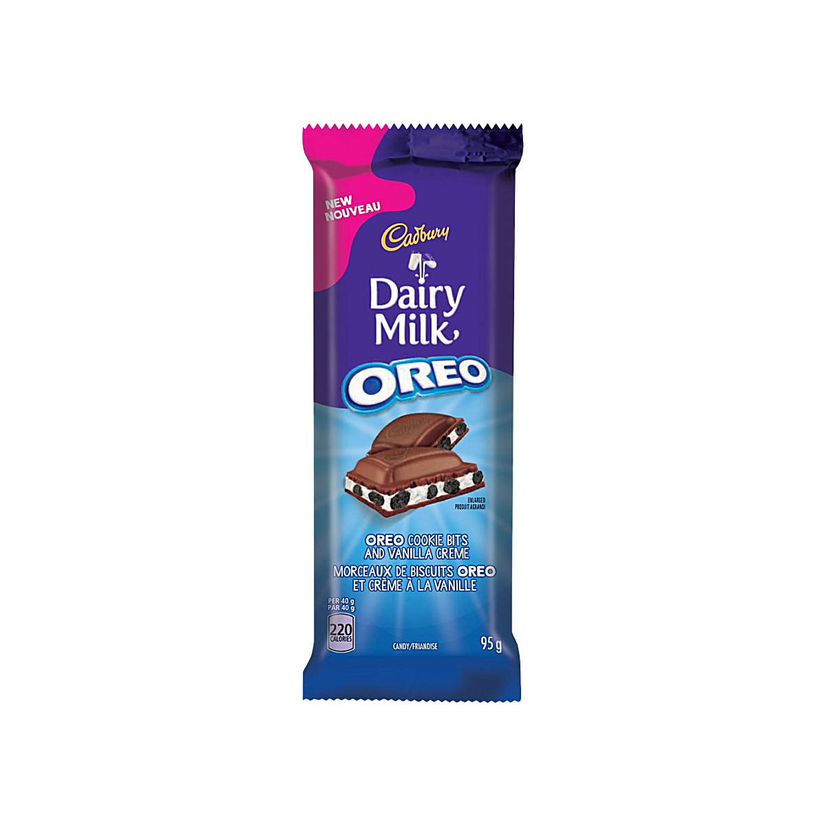 UK - Cadbury x Oreo Dairy Milk Chocolate Bar (95g)