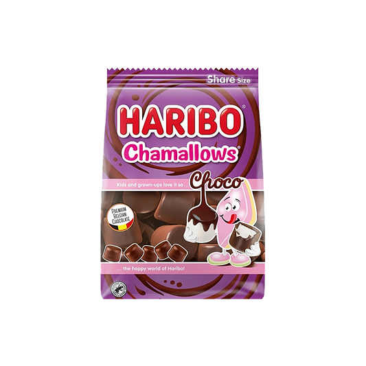 France - Haribo Chamallows Original Chocolate Milk Marshmallows (160g)