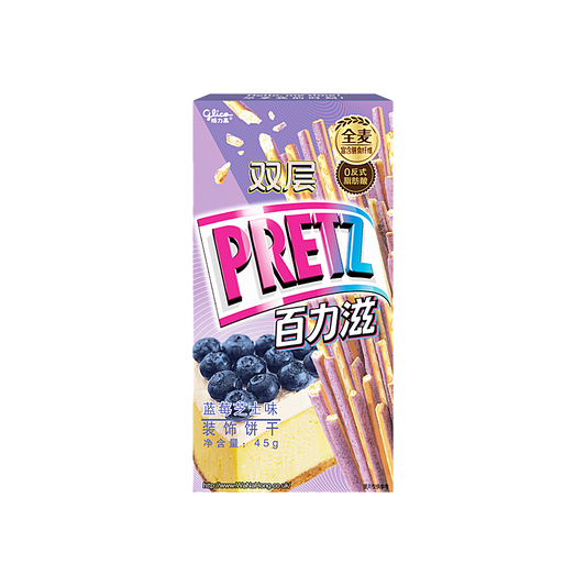 China - Pretz Blueberry & Cheesecake Flavour Biscuit Sticks (45g)