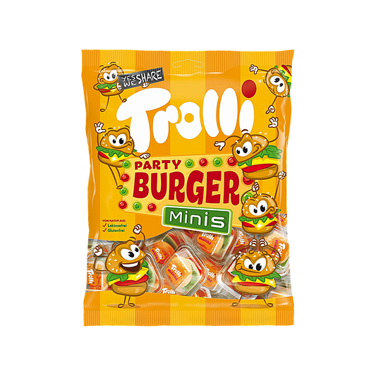 China - Trolli Burger-Shaped Mini Gummy Candy (108g)