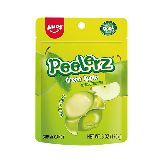 USA - Amos Peelerz Gummy Green Apple (TikTok Candy) (170g)