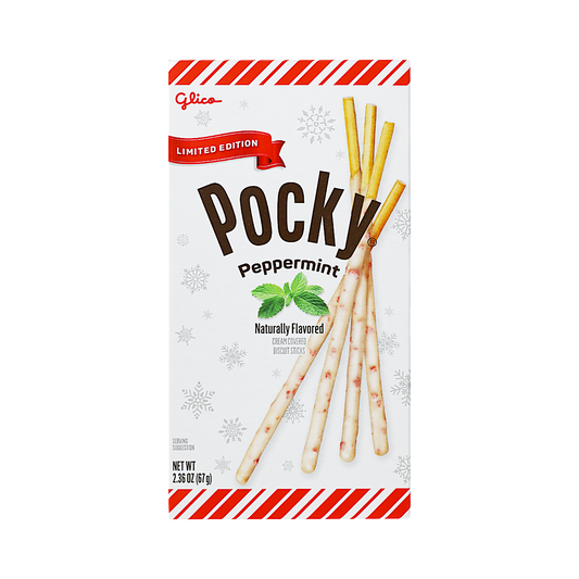 USA - Glico Pocky Peppermint Cream Covered Biscuit Sticks
