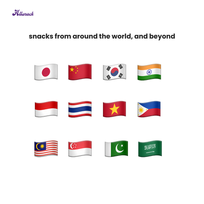 Asian Snack Box | 5 Exotic Snacks
