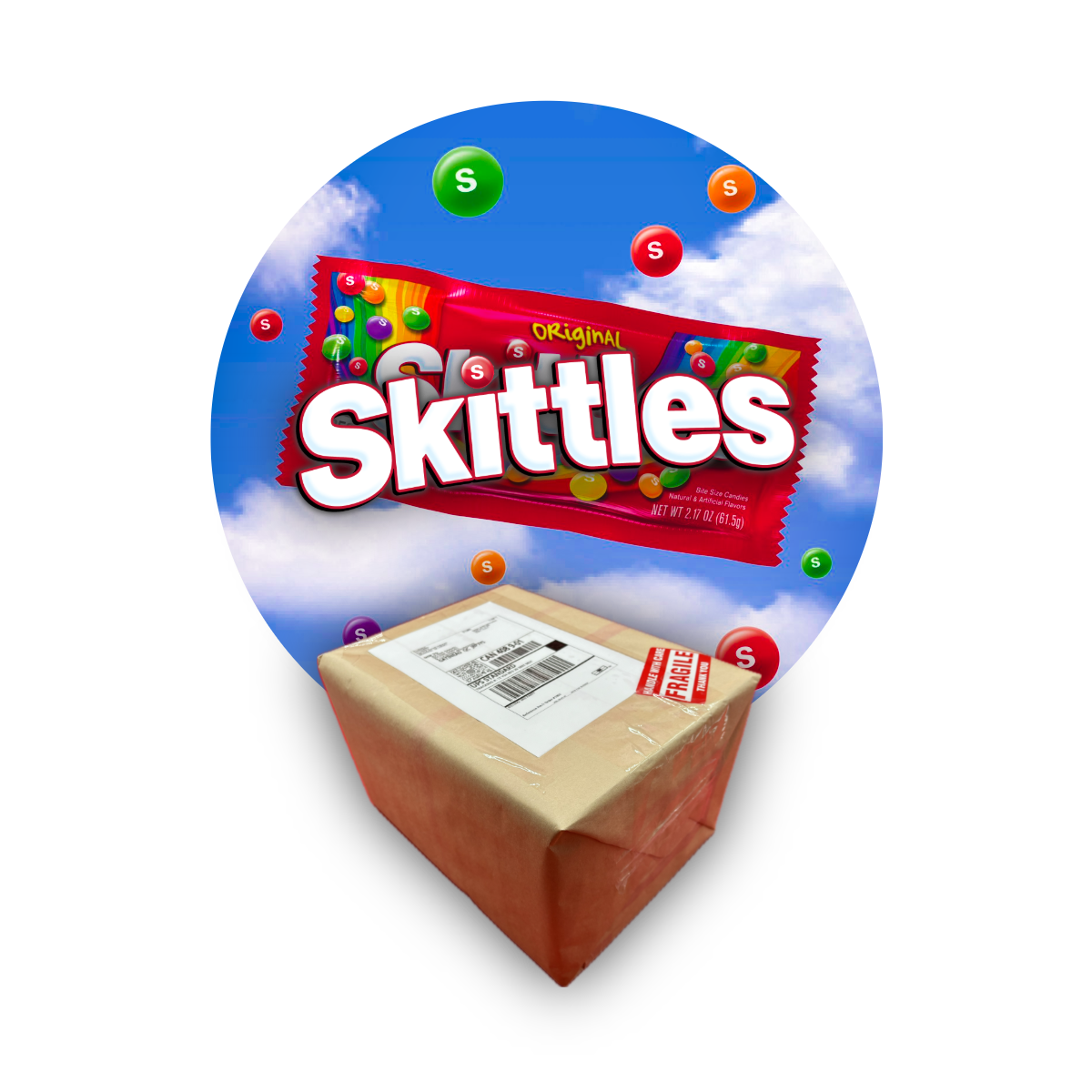 Coffret de collations Skittles | 5 saveurs exotiques Skittles