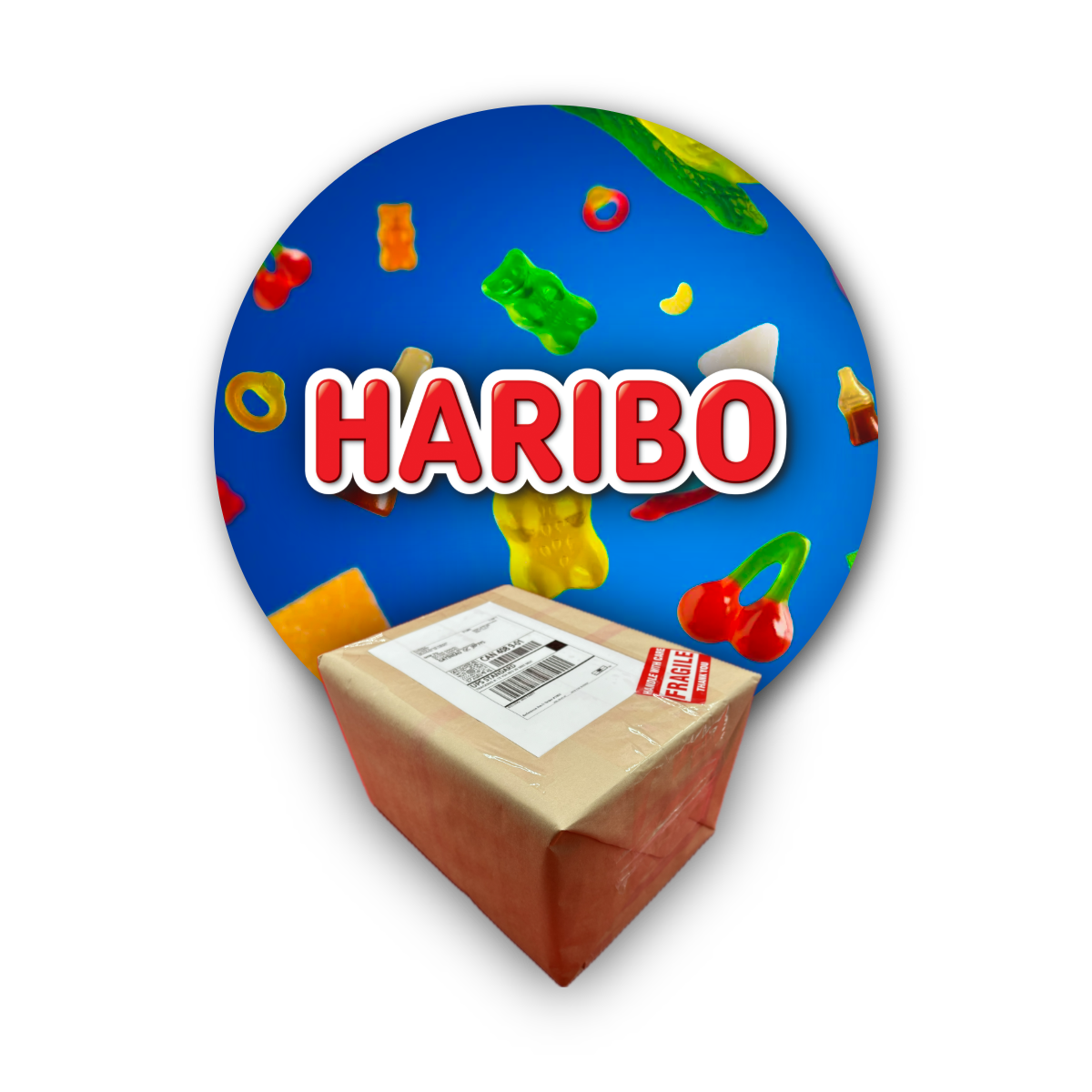 Boîte Haribo | 5 saveurs exotiques 
