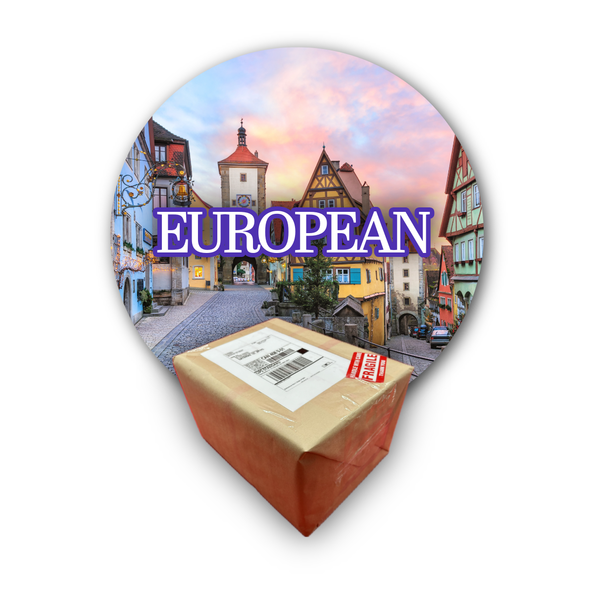 Coffret de snacks européens | 5 snacks exotiques